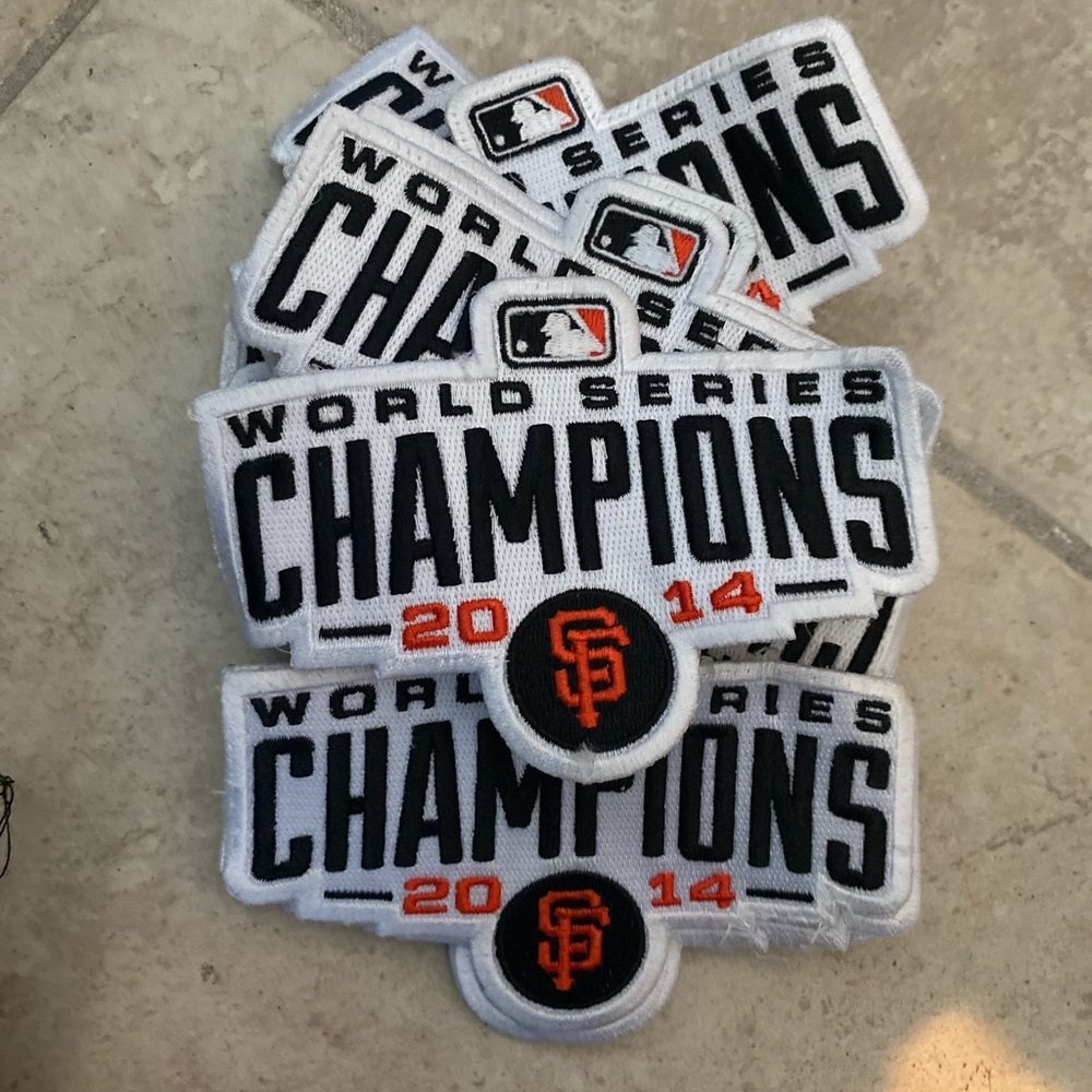 2014 San Francisco Giants works series Champions patch